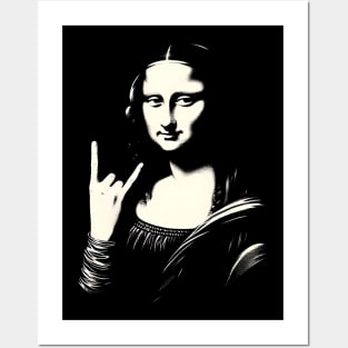 Mona Lisa's Metal Hand Posters and Art